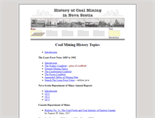 Tablet Screenshot of mininghistory.cbns.ca
